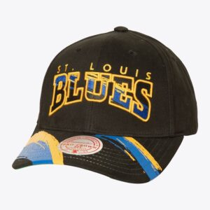 Mitchell-Ness-Black-St.-Louis-Blues-Brushed-Past-Ya-Pro-Snapback-Hat-300x300