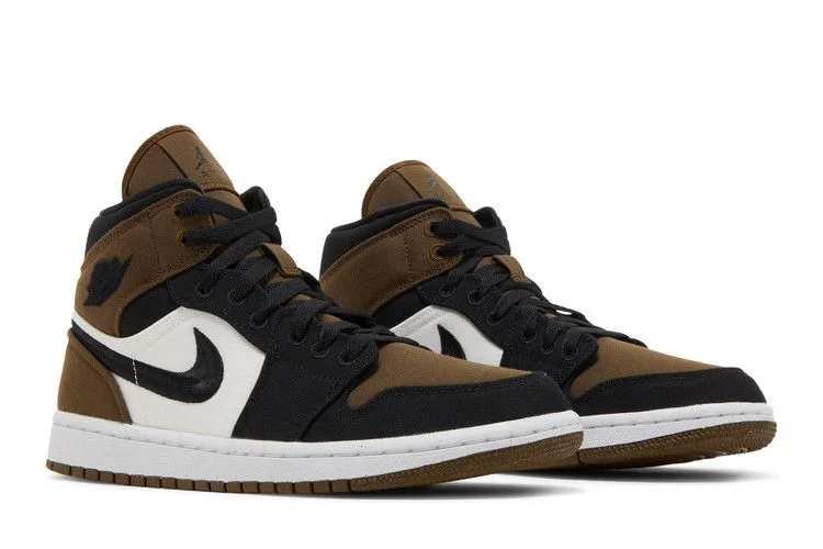 Krossovki-Wmns-Air-Jordan-1-Mid-SE-Olive-Toe-7