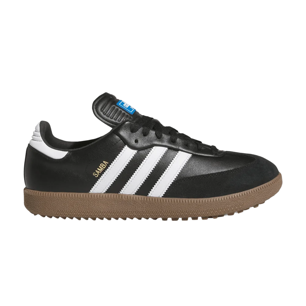 Krossovki-adidas-Samba-Spikeless-Golf-Black-White-Gum