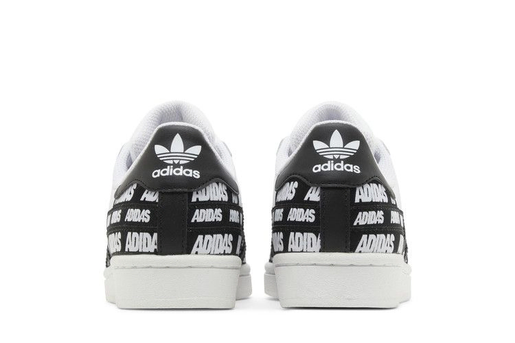 Кроссовки Adidas Superstar J 'Wordmark Heel Stripe - Cloud White'