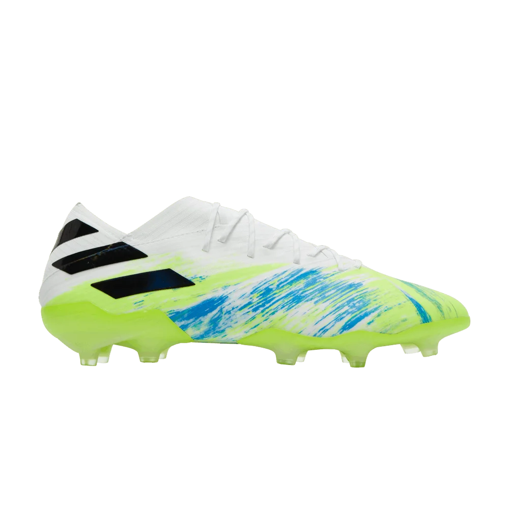 Кроссовки Adidas Nemeziz 19.1 FG 'Tension Tape - Signal Green'