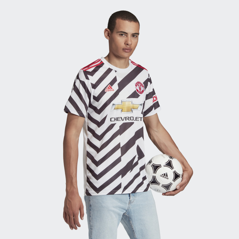 Футболка adidas Manchester United Third Shirt 2020-21 Jersey White