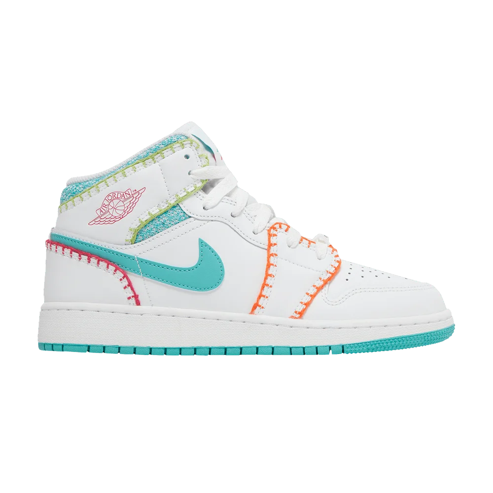 Krossovki-Air-Jordan-1-Mid-SE-GS-Multi-Knit