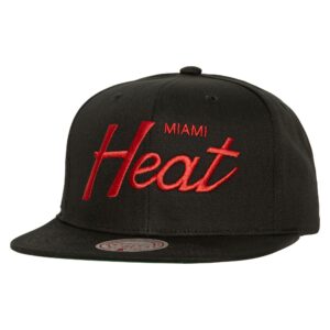 Mitchell-Ness-90s-Draft-Day-Snapback-Miami-Heat-Hat-300x300
