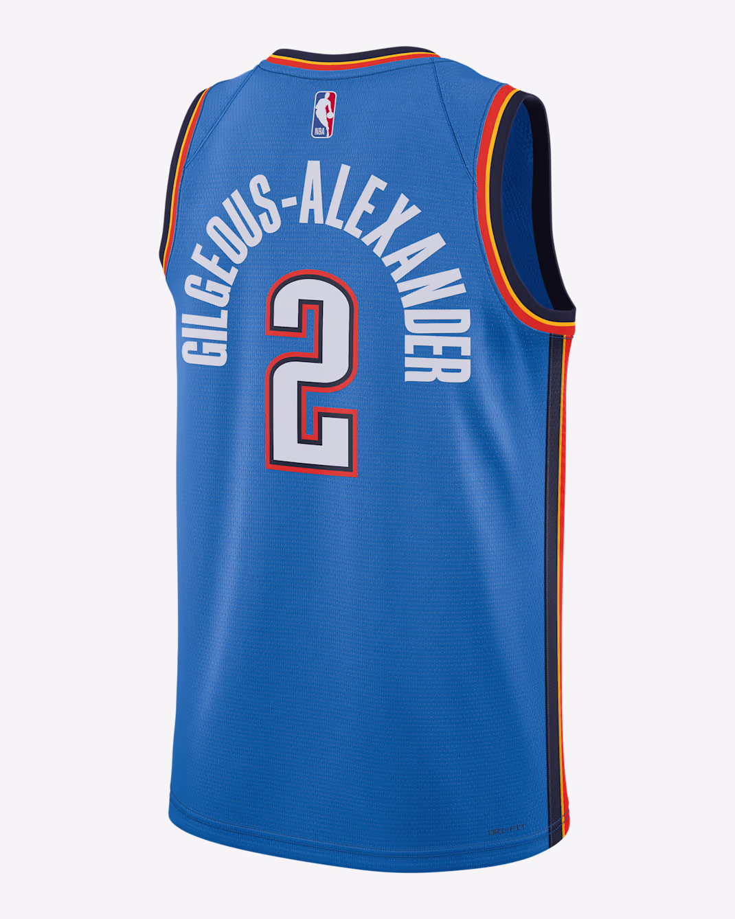 Баскетбольное джерси Nike NBA Shai Gilgeous-Alexander OKC 23-24 Icon Edition Swingman