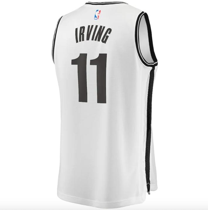 Баскетбольная джерси Brooklyn Nets #11 Kyrie Irving 2019 Fast Break Icon White Jersey