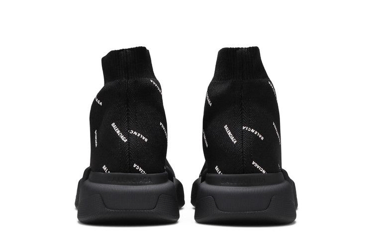 Кроссовки Balenciaga Wmns Speed 2.0 Sneaker 'Allover Logo - Black'