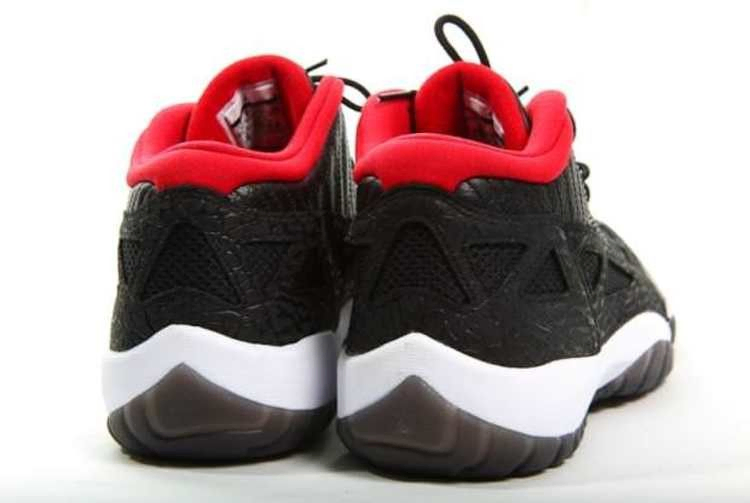 Кроссовки Air Jordan 11 Retro Low IE 'Black Charcoal Red' 2011