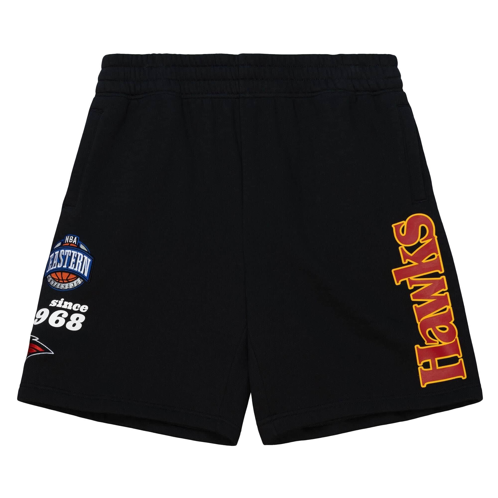 Mitchell-Ness-Team-Origins-Fleece-Short-Atlanta-Hawks-Shorts