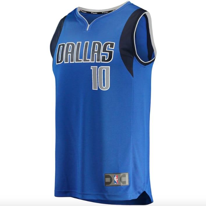 Баскетбольная джерси Dallas Mavericks #10 Dorian Finney-Smith Fastbreak Icon Blue Jersey