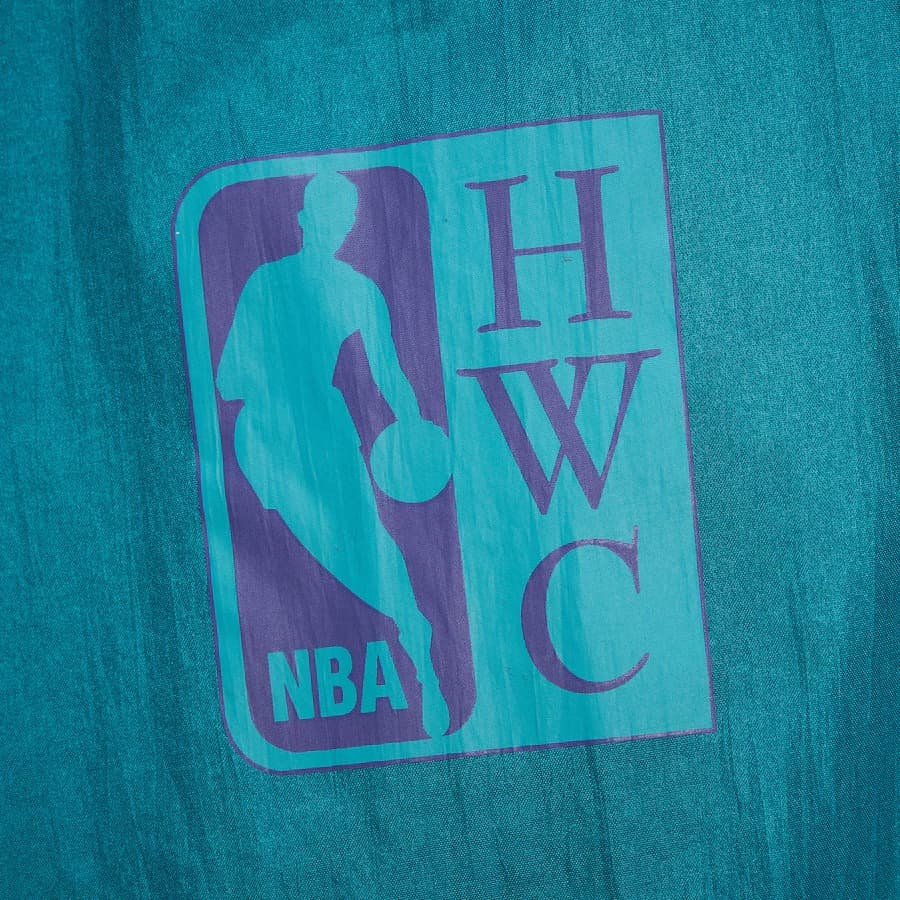 Анорак Mitchell & Ness Teal Charlotte Hornets Team OG 3.0 Anorak Quarter-Zip Jacket