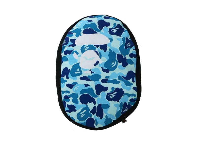 Подушка BAPE ABC Camo Ape Head Cushion Blue