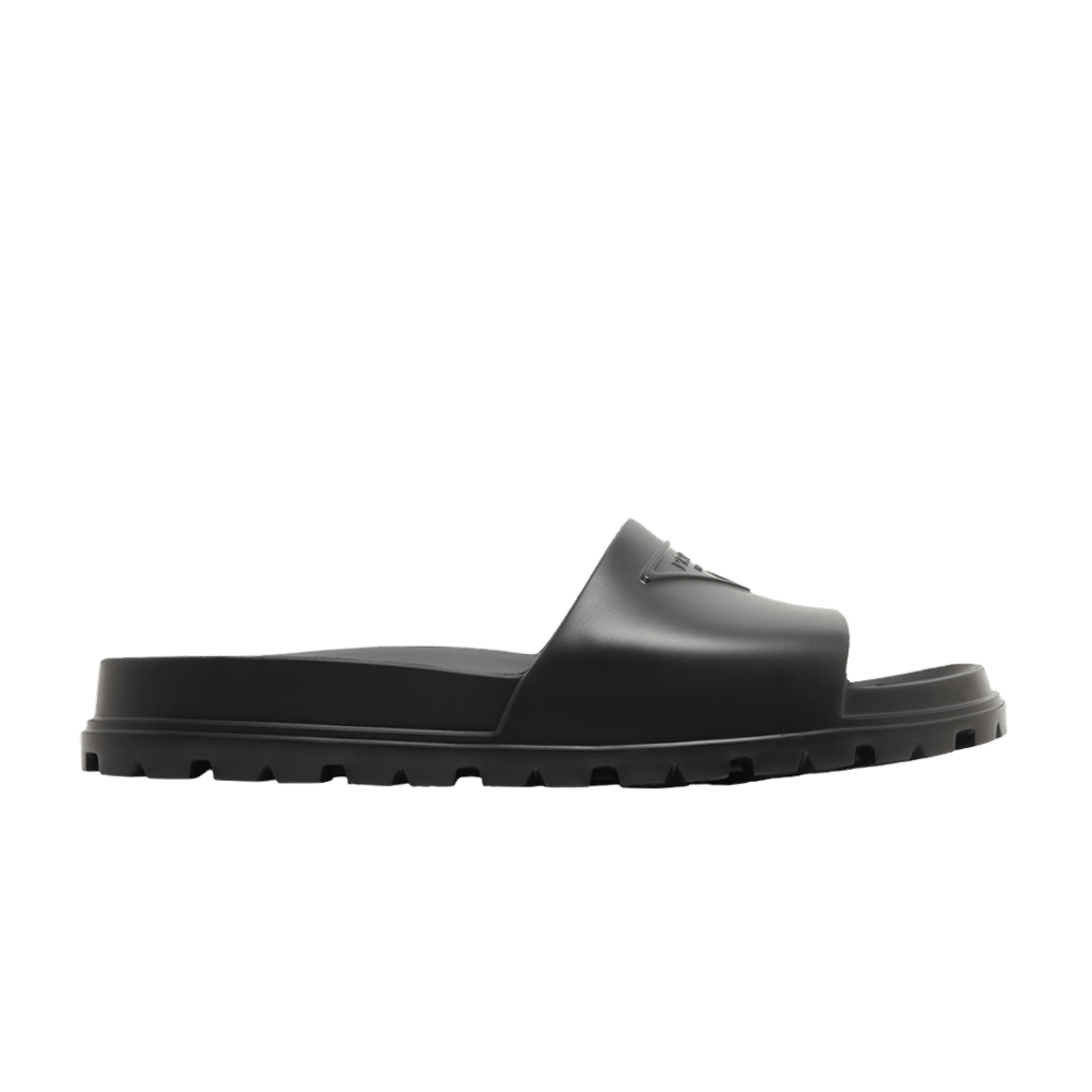 Кроссовки Prada Rubber Slide 'Black'