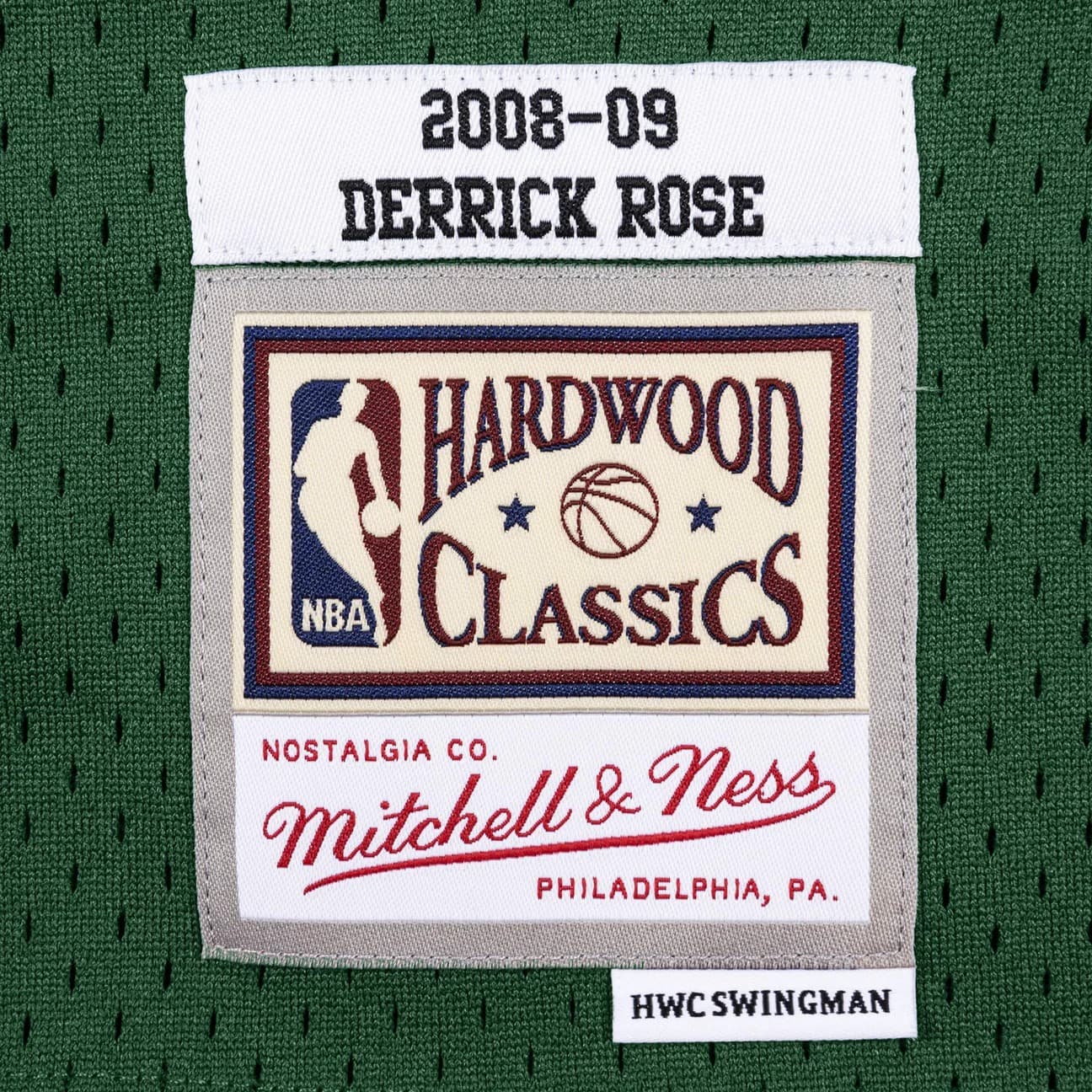 2008-09-Chicago-Bulls-Derrick-Rose-1-Swingman-Hardwood-Classic-Green-Jersey-7