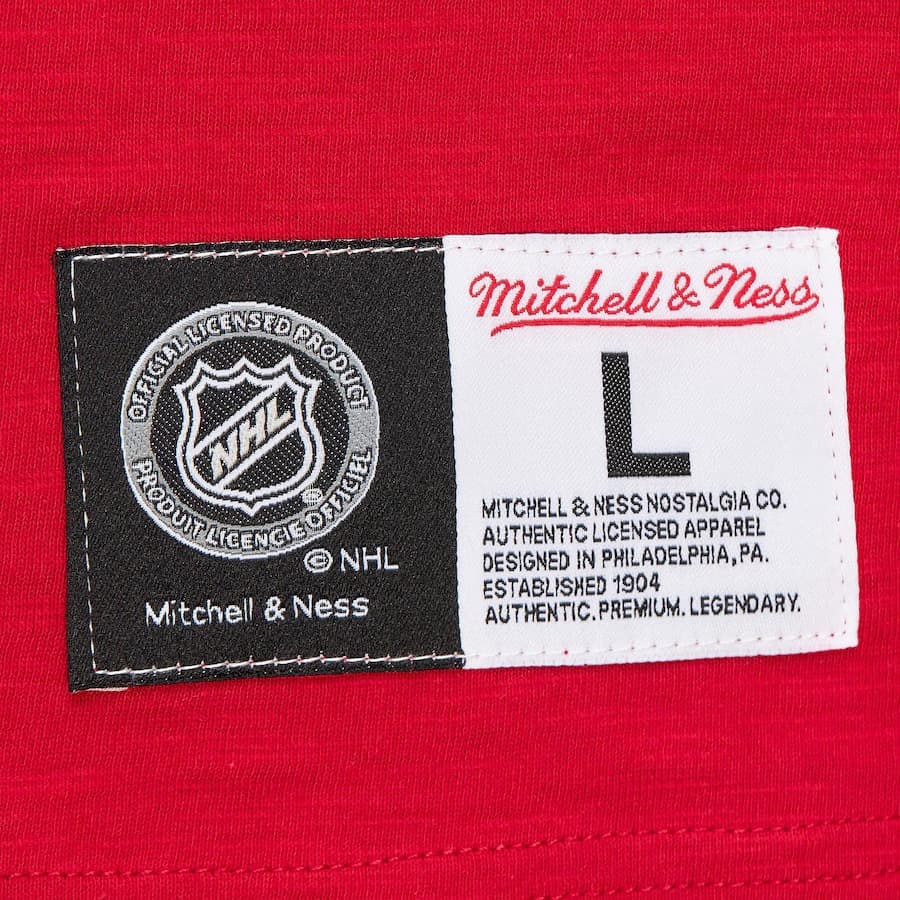 Футболка Mitchell & Ness Red White Detroit Red Wings Legendary Slub T-Shirt