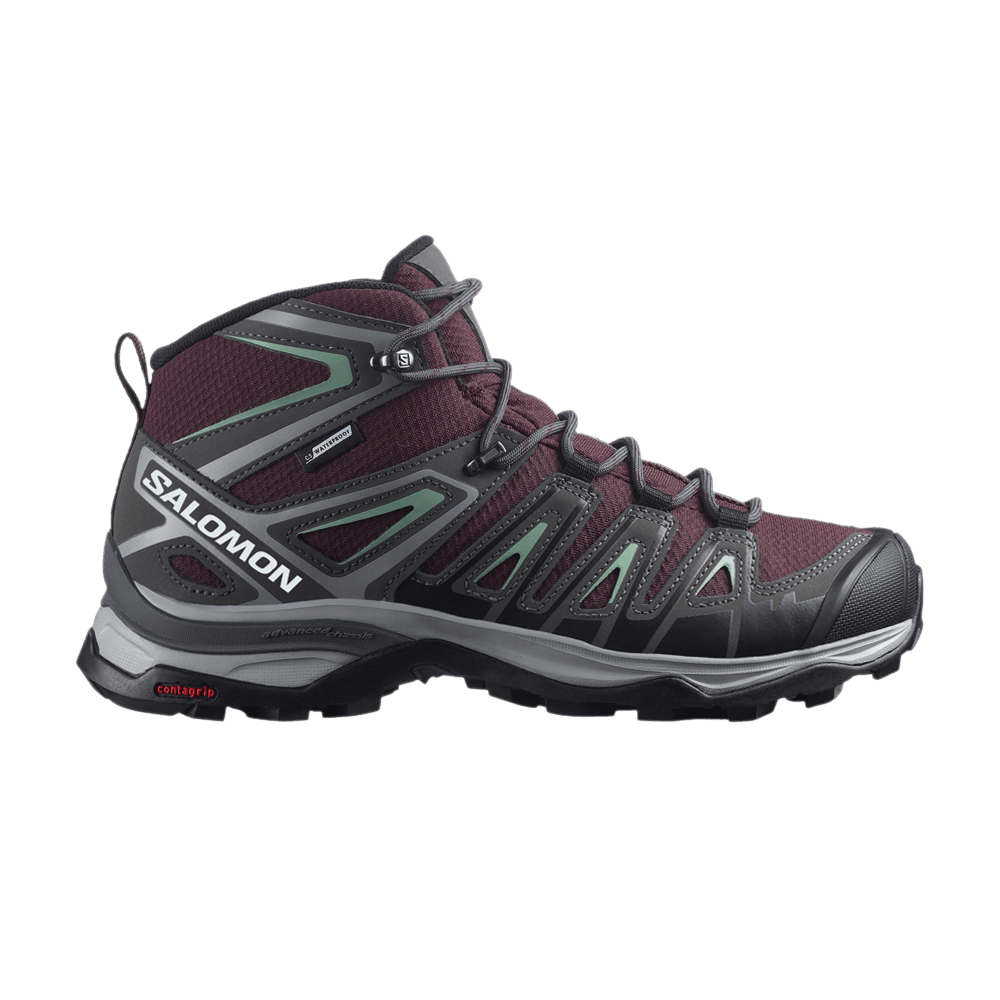 Кроссовки Salomon Wmns X Ultra Pioneer Mid CSWP 'Wine Tasting Granite Green'