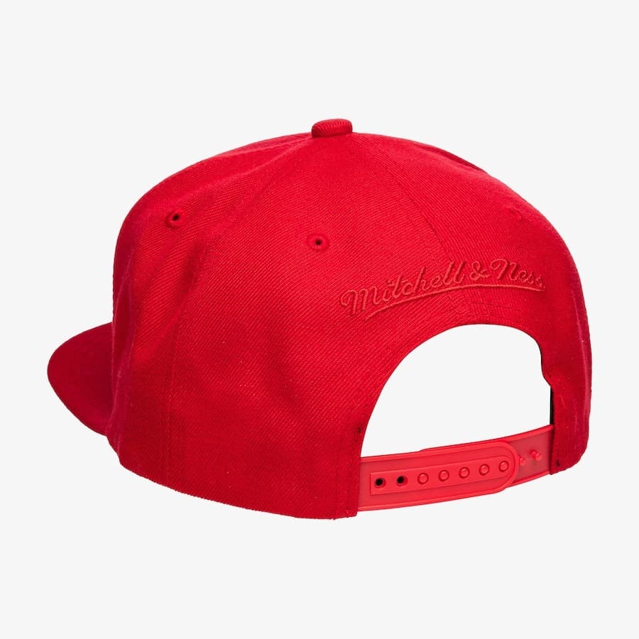 Бейсболка Mitchell & Ness Red Toronto Raptors Hardwood Classics Domestic Team Ground Snapback