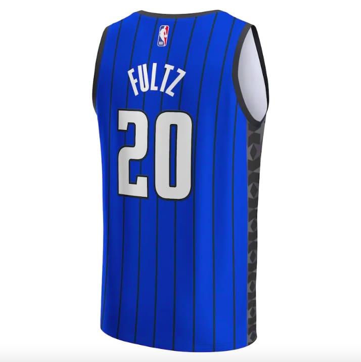Баскетбольная джерси 2022-23 Orlando Magic #20 Markelle Fultz Fastbreak Statement Blue Jersey