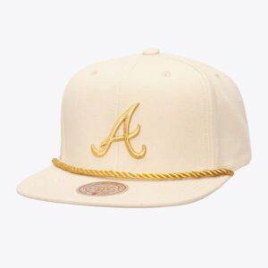 Mitchell-Ness-Cream-Atlanta-Braves-Golden-Ivory-Snapback-Hat-300x300