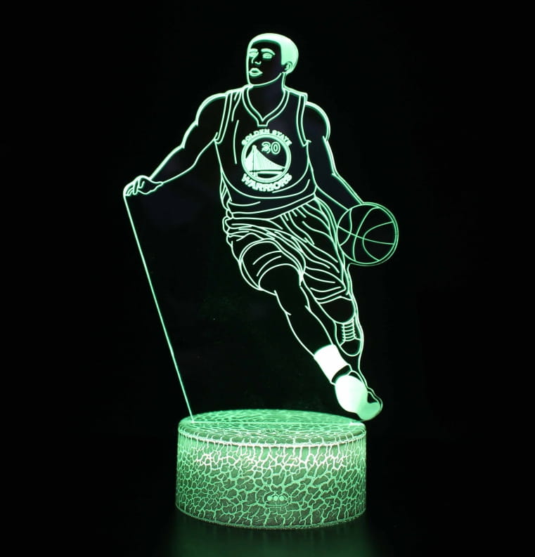 Ночник 3D 3D NBA Team Logo USB LED Lamp Colorful Night Light Gift