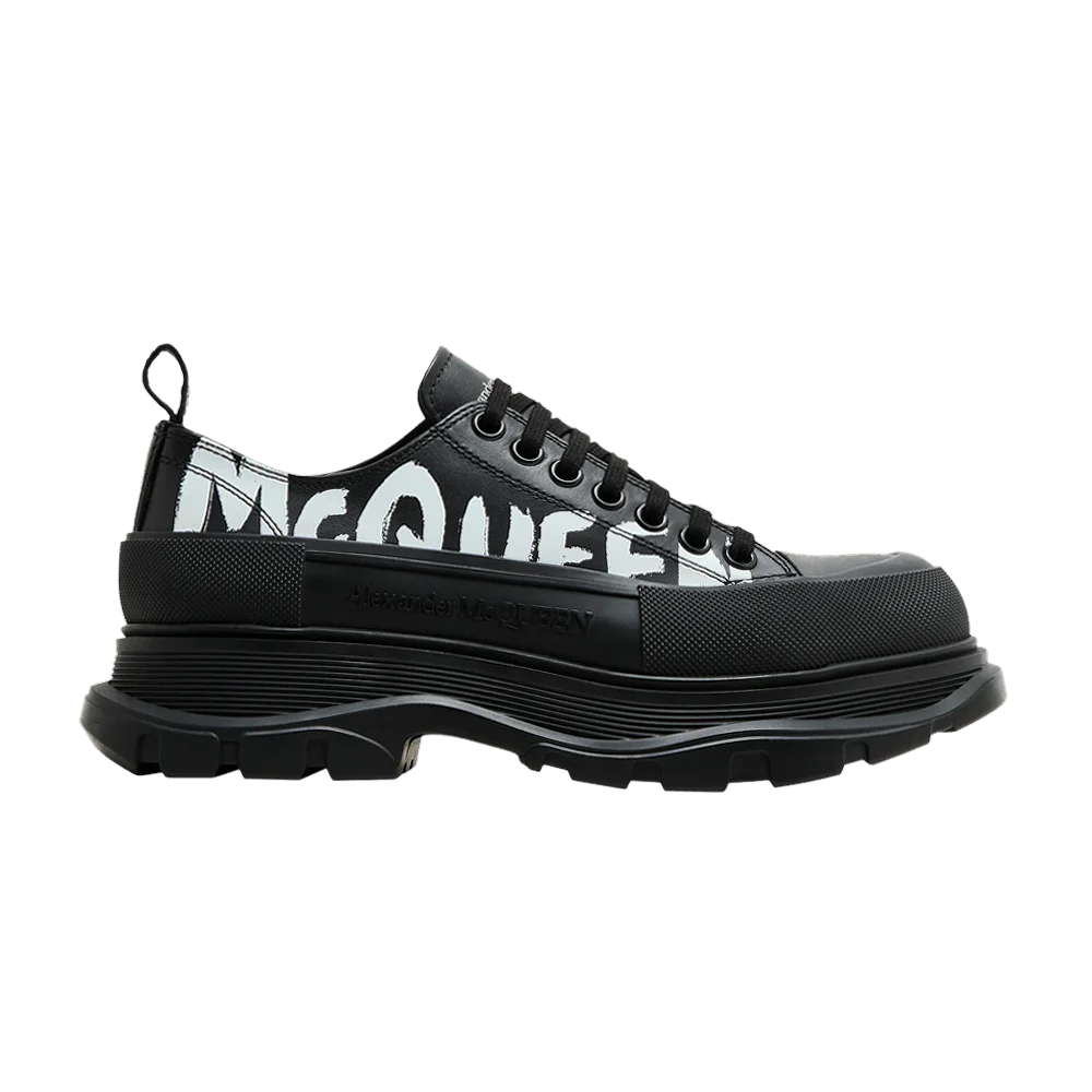 Krossovki-Alexander-McQueen-Tread-Slick-Lace-Up-Graffiti-Logo-Black-White
