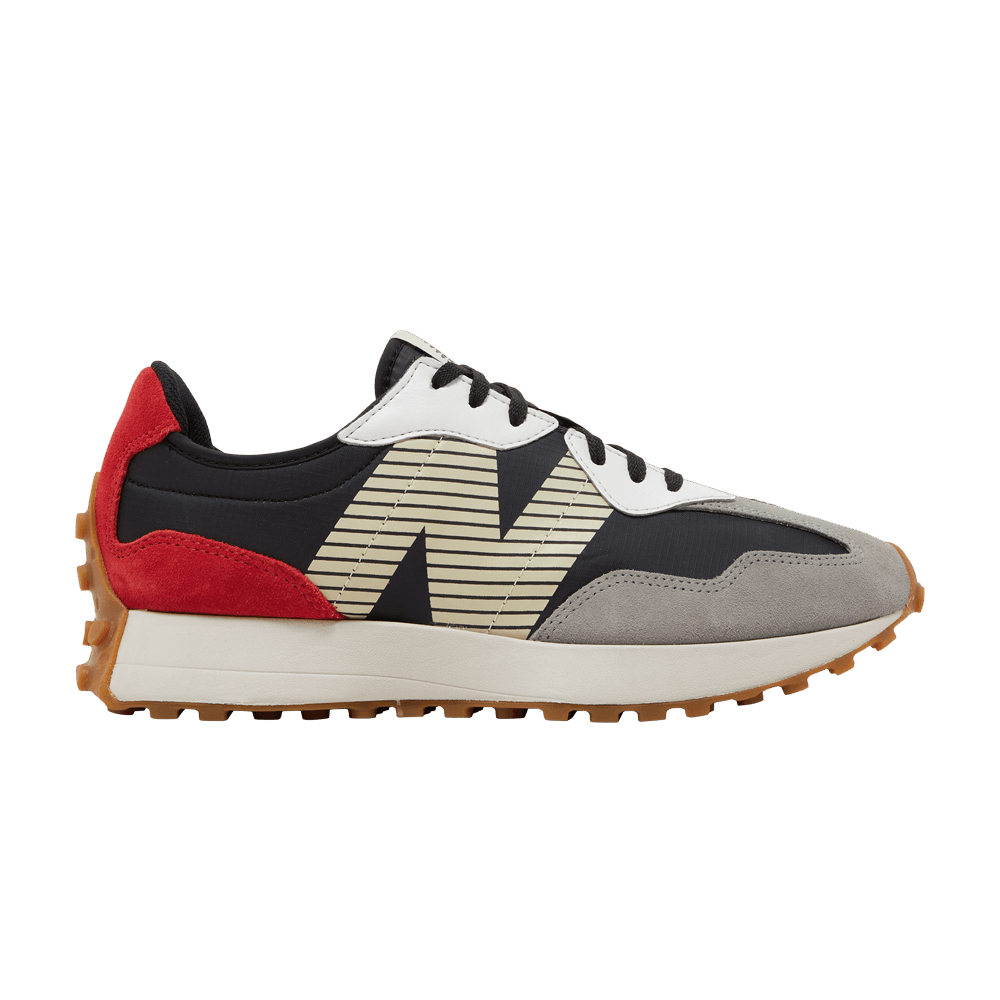 Кроссовки New Balance 327 'Black Team Red'
