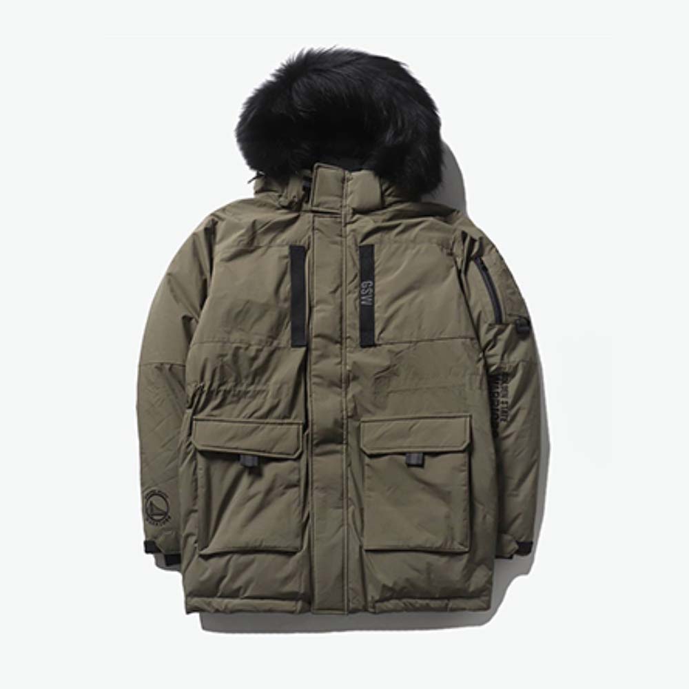 Пуховик 2020 Golden State Warriors Down Jacket Mens