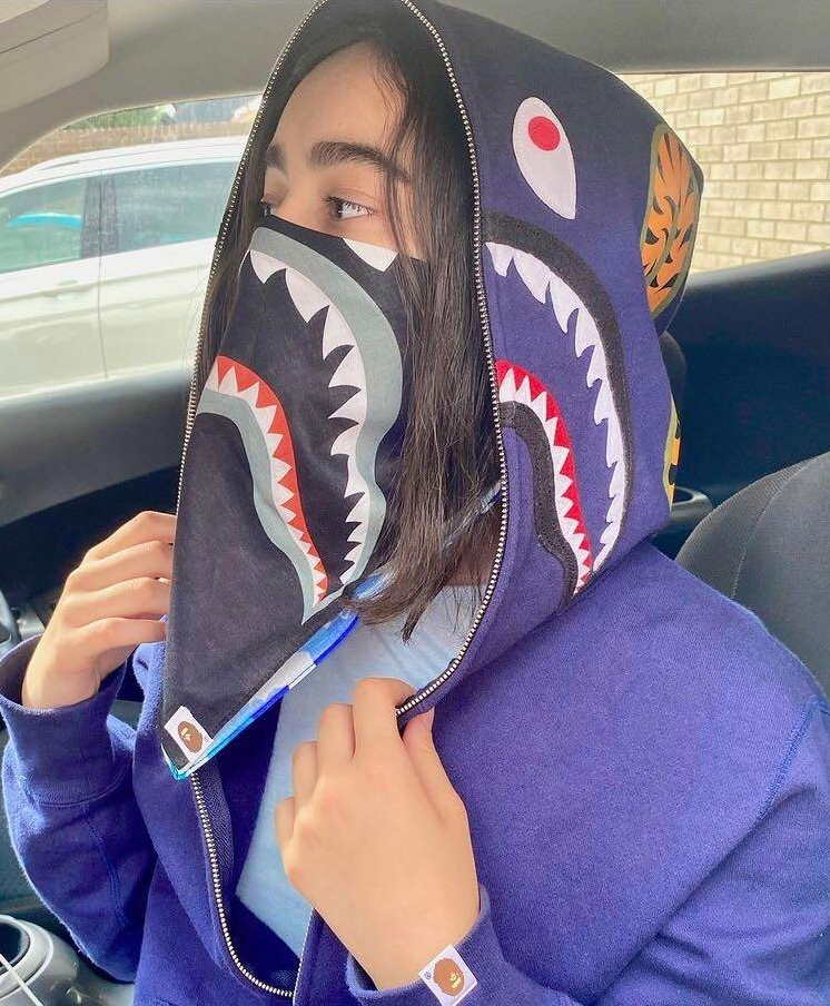 Бандана BAPE ABC Shark Bandana Blue