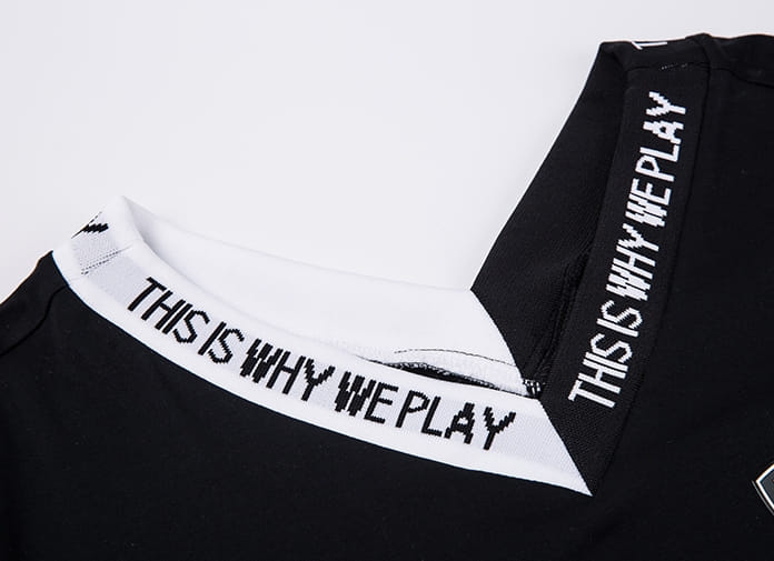 Футболка 2018 NBA Brooklyn Nets #67 Black/White Tee