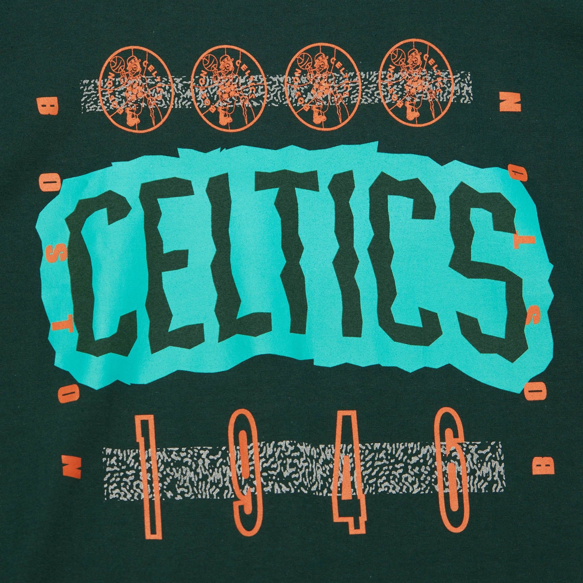 Футболка Mitchell & Ness 90s Reflective Static SS Premium Boston Celtics T-Shirt