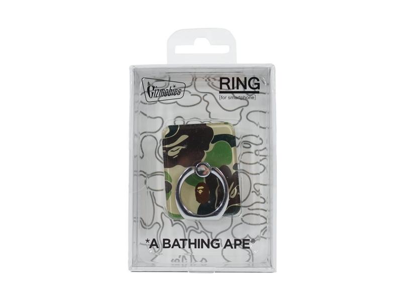 Кольцо держатель для телефона BAPE ABC Camo Phone Ring Green