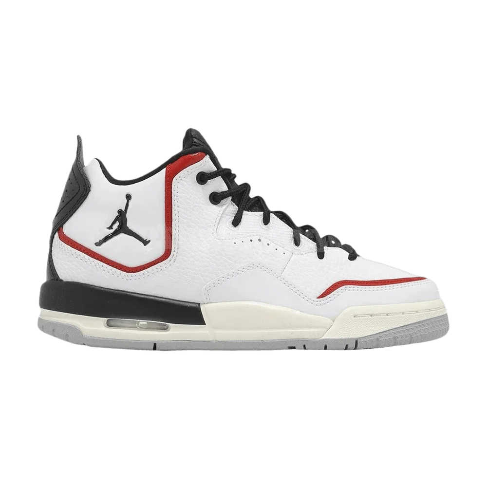 Krossovki-Air-Jordan-Courtside-23-GS-White-Black-Varsity-Red