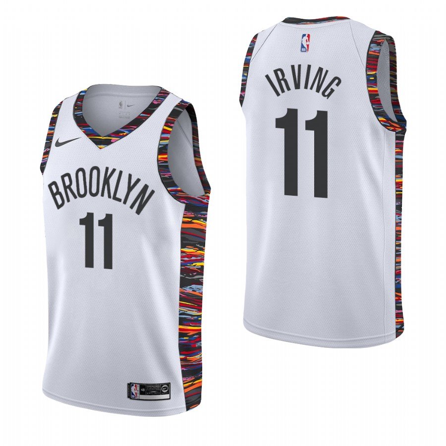Баскетбольная джерси 2019-20 Brooklyn Nets Kyrie Irving #11 White City
