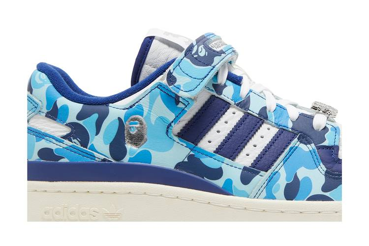 Кроссовки BAPE x adidas Forum Low 84 '30th Anniversary - Blue'