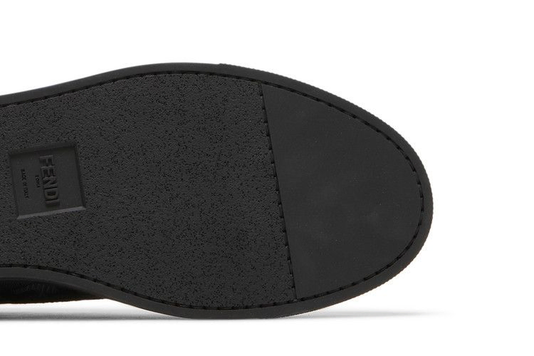 Кроссовки Fendi FF Motif Lace Up Low 'Black'