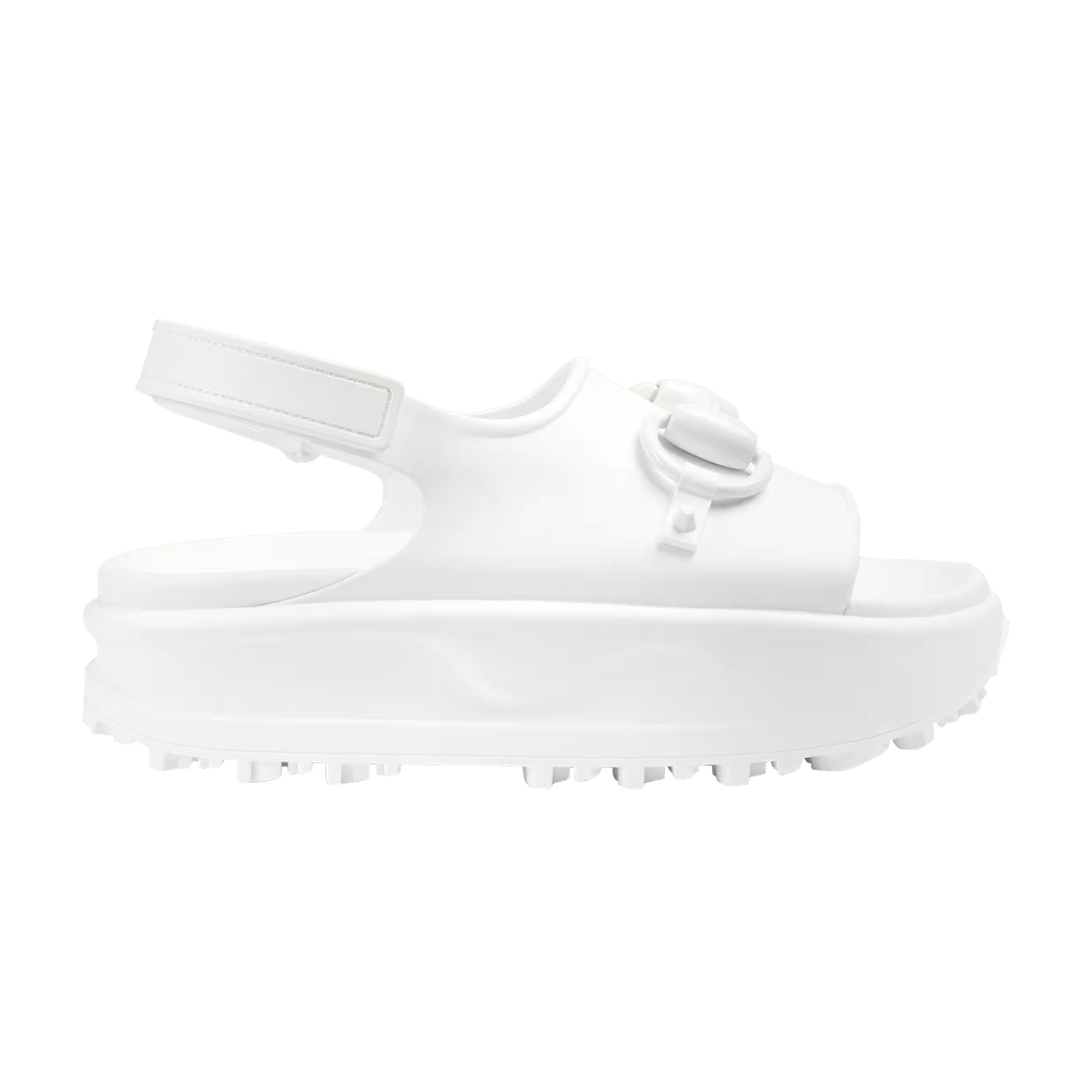 Сандалии Gucci Wmns Horsebit Flatform Sandal 'White'