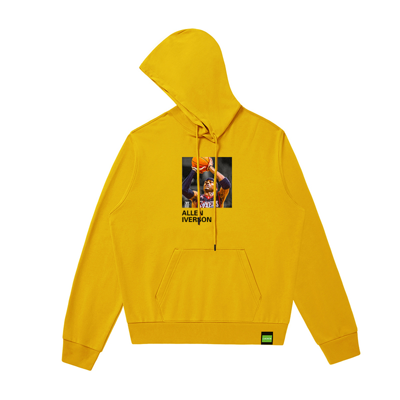 Худи 2020 Kalan Allen Iverson Hoodie Yellow