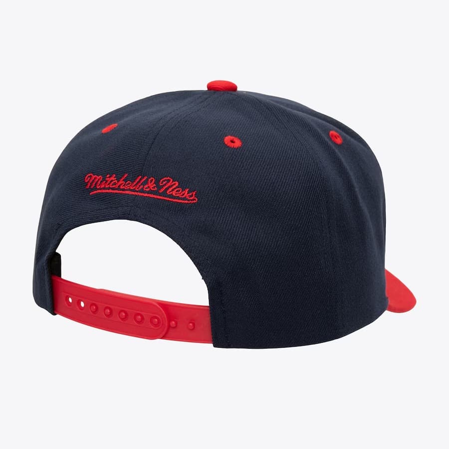 Бейсболка Mitchell & Ness Navy California Angels Cooperstown Collection All In 2.0 Pro Crown Snapback Hat