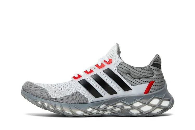 Кроссовки adidas UltraBoost Web DNA 'Grey Vivid Red'