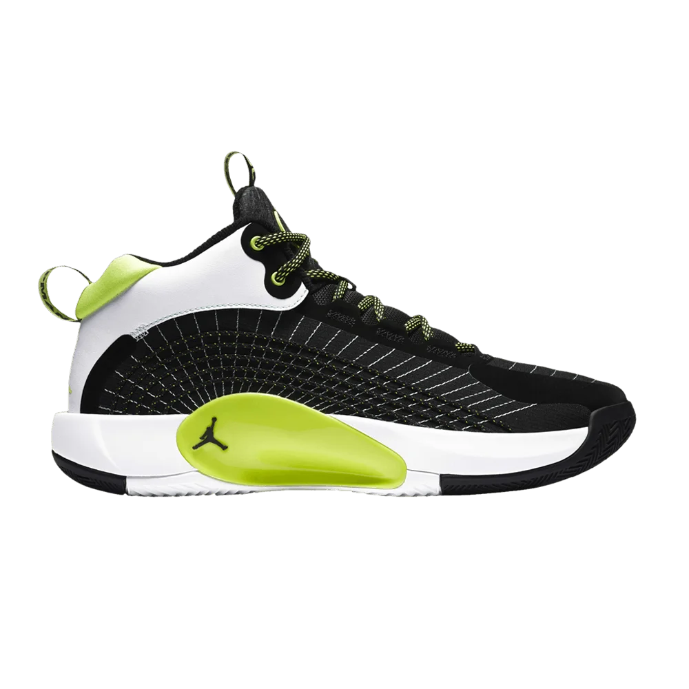 Кроссовки Air Jordan Jumpman 2021 PF 'Black Volt Green Glow'