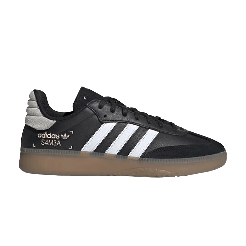 Кроссовки Adidas Samba RM 'Core Black Clear Orange'