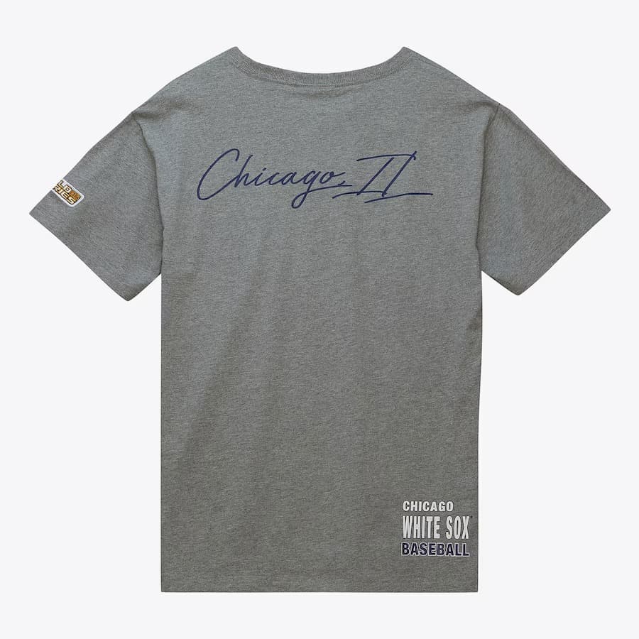Футболка Mitchell & Ness Heather Gray Chicago White Sox City Collection T-Shirt
