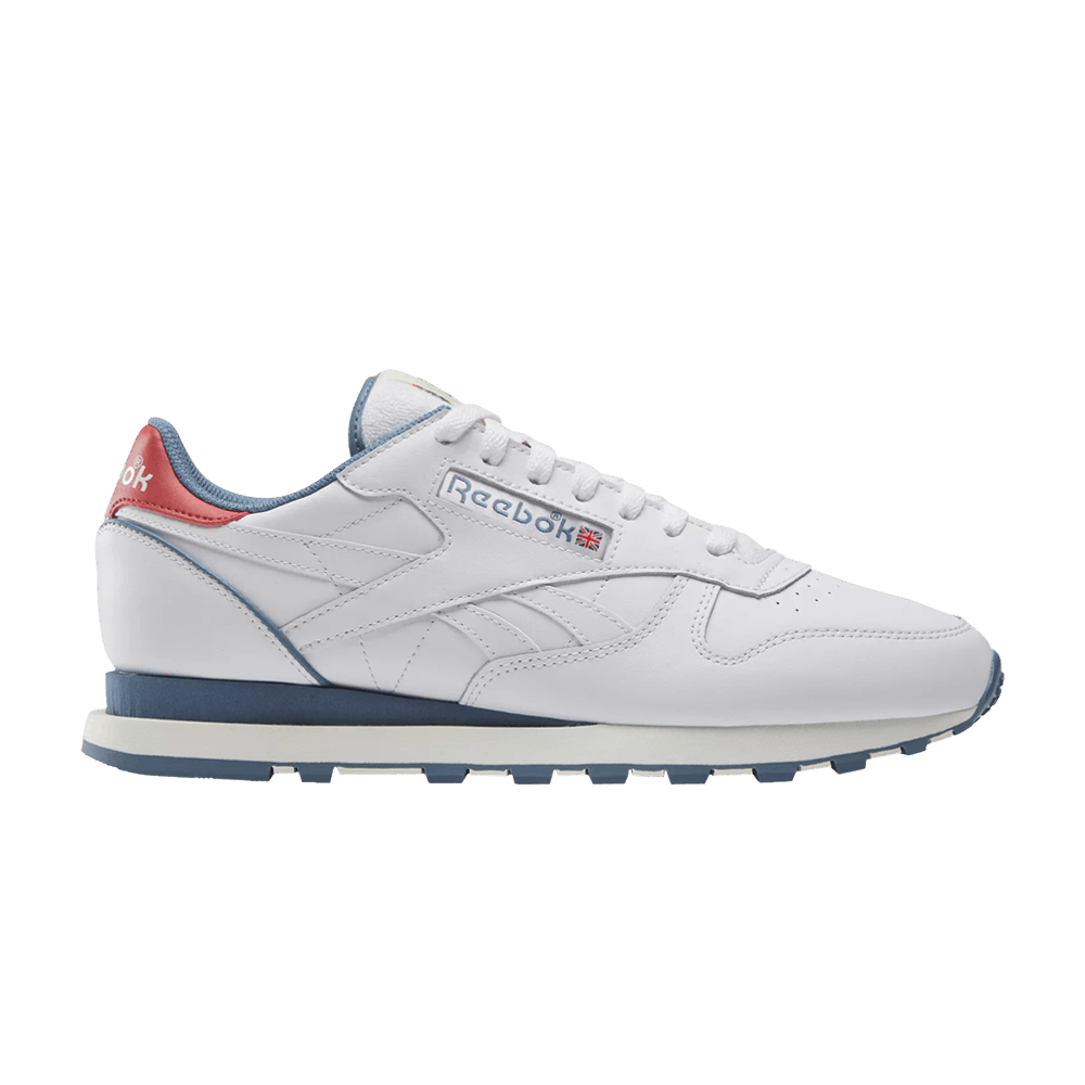 Кроссовки Reebok Classic Leather 'White Blue Slate'