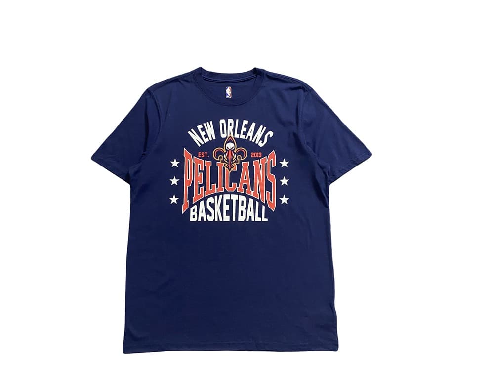Футболка Main Squeeze NBA New Orleans Pelicans Navy T-Shirt