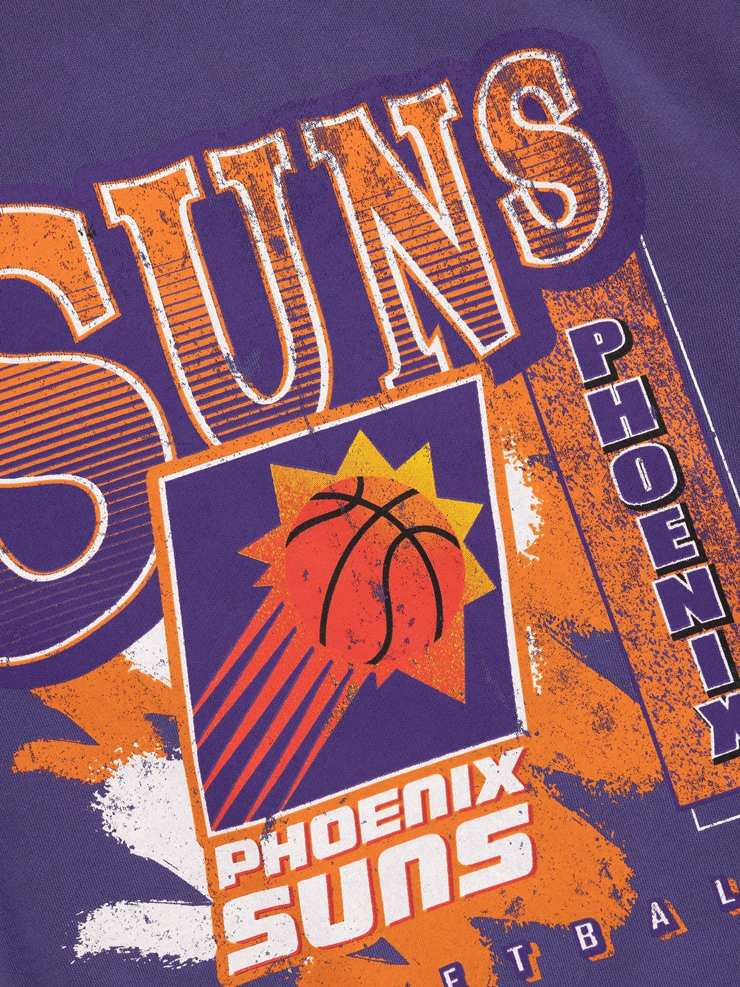 Футболка Mitchell & Ness Phoenix Suns Paint Brush NBA Crew Neck Jumper