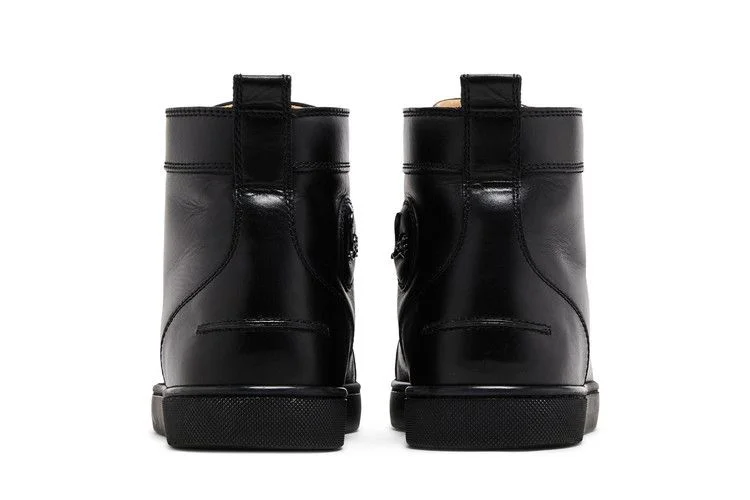 Кроссовки Christian Louboutin Louis Flat Calf Spikes 'Black'