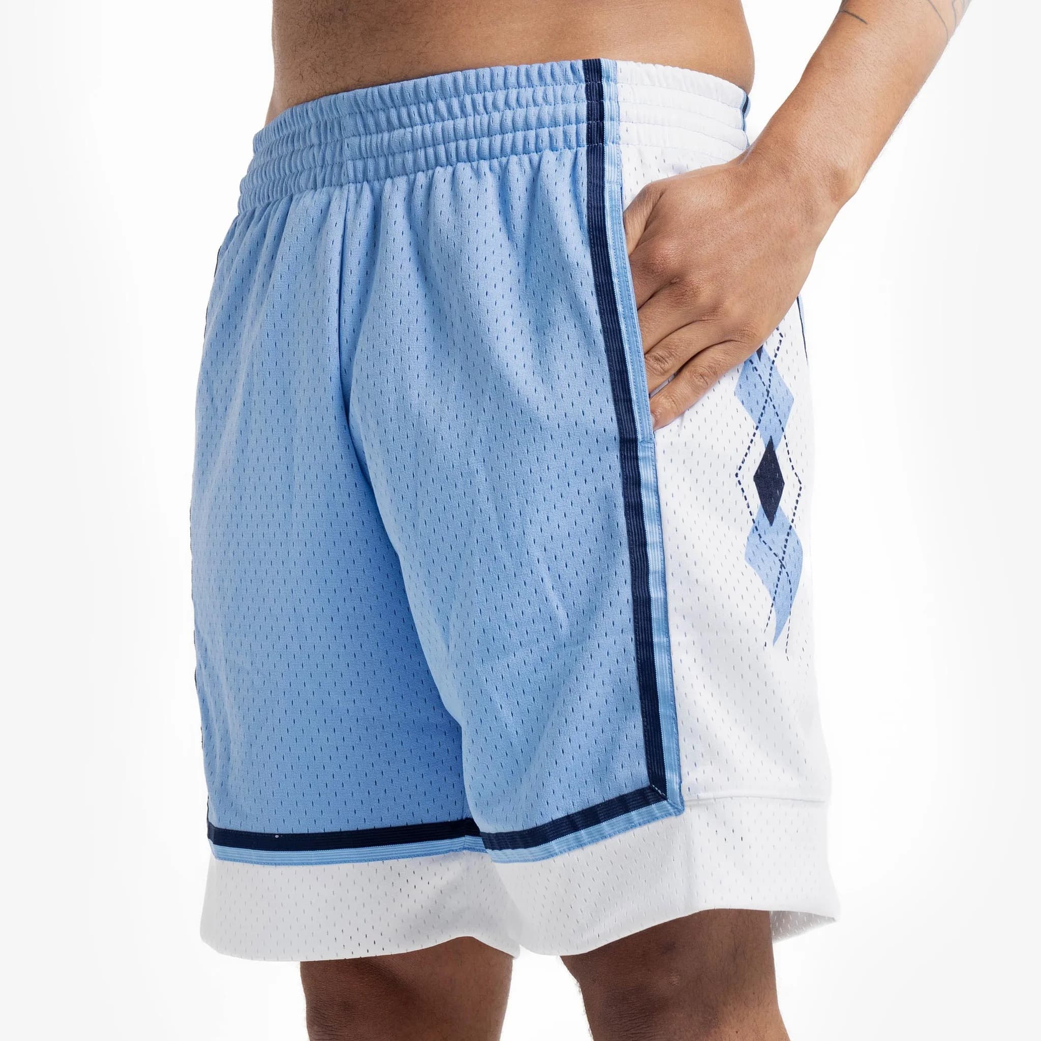Спортивные шорты Mitchell & Ness North Carolina Tar Heels 1992-93 Hardwood Classics Throwback Swingman NCAA Shorts