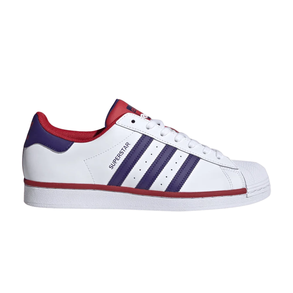 Кроссовки Adidas Superstar 'Purple Scarlet'