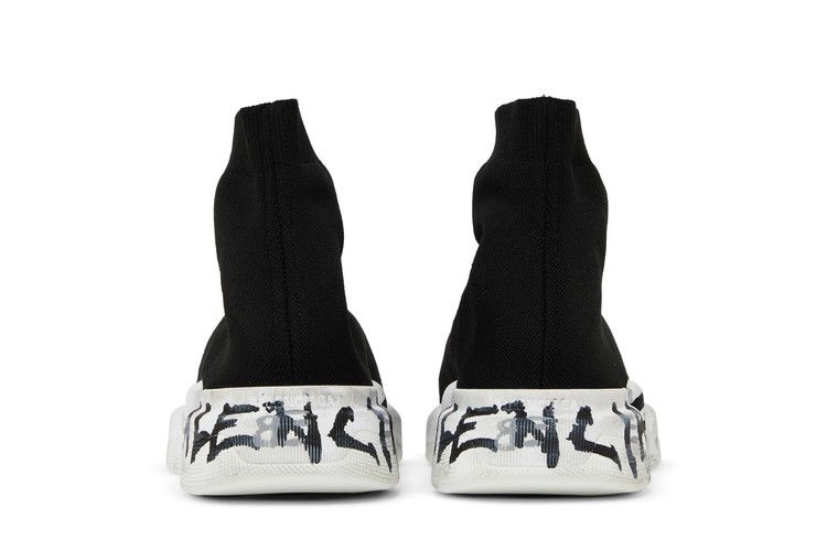 Кроссовки Balenciaga Speed 2.0 Sneaker 'Worn-Out Graffiti - Black'