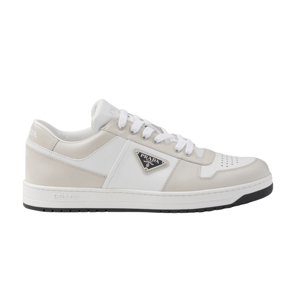 Кроссовки Prada Downtown Leather 'White Dusty Grey'